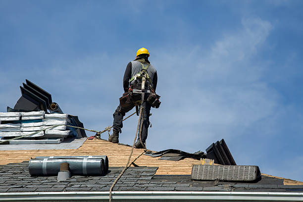 Professional Roofing technician working in Sparta, WI